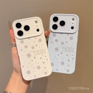 Phone Phone Case Suitable for iPhone 11 12 13 14 15 16 17 Pro max Plus Air Note Snowflake Shock-resi