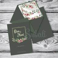 Custom invitation soft cover + envelope min 15 pcs
