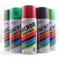 Anchor Spray Paints Standard Colours - 400ML (#1/#2/#803/#4/#6/#7/#808/#9/#10/#11)