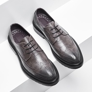 Height increase men brogue shoes