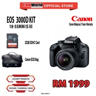 Canon EOS 3000D Kit (EF-S 18-55 DC III) ( CANON MALAYSIA )