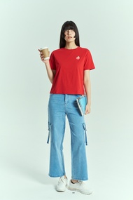 Giordano Womens Printed T-shirt 05395227001 เสื้อยืดผู้หญิง เสื้อจิออดาโน