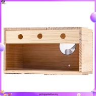 Pet Wood Parakeet Budgie Cockatiel Breeding Nesting Bird Avery Cage Box ZG