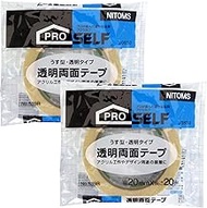 Nitoms PROSELF Transparent Double-Sided Tape No. 539R A9233 Width 0.8 inches (20 mm) x Length 66.8 f