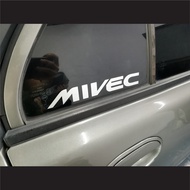 MIVEC CAR DECO STICKER (Ready stock)