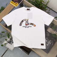 Evisu/Fushen 2026 Early Spring New Style Short-Sleeved T-Shirt Men's Women's Couple Style Round Neck