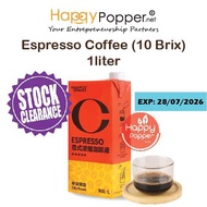 HAPPYPOPPER KINGCAT Liquid Espresso Coffee 10 Brix 1L Pati Kopi Espresso Pekat Concentrate 1 L  Prem