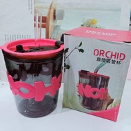 Hoho Glass Straw Drinking Bottle