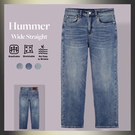 【HUMMER】Seluar Jeans Kembang Panjang Kain Serap Peluh, Kain Anti Kedut, Kain Anjal H0038