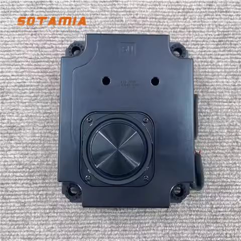 SOTAMIA 1PCS 2.75 Inch Passive Subwoofer Speaker Metal Black Brushed Basin Waterproof Air Cannon Car