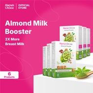 Mama's Choice Almond Milk Booster Natural Maternity Milk with DHA for Breastfeeding (Bundle of 6)