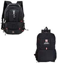 Combo of Laptop Backpack, Travel Backpack for Men, Women, Kids, Bagpacker Bag for Men, Black, 31L, 1