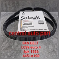 Fan belt van belt fanTALI all new L300 L038 L039 EURO 4 2022 UP 4N14 5pk 1566 Original