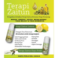 Minyak Angin / Panas Roll On Dengan Wangian Lemon @ Kayu Putih dengan terapi Zaitun Terapi Resdung