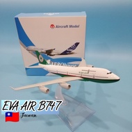 Latest Aeroplane/56 Aircraft Model- Eva Air B747 (Taiwan)