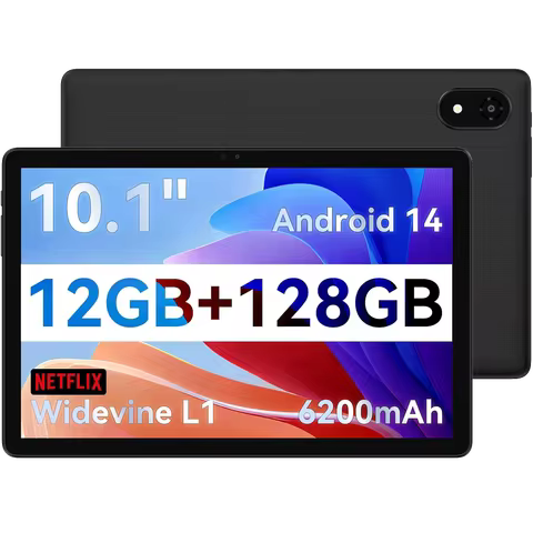 ALLDOCUBE iPlay 60S Dual-SIM 4G LTE Tablet 10.1-inch 4GB+8GB RAM 128GB ROM Widevine L1 Android 14 OS