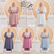 BAJU RAYA SUIT CIK ZAKIYA PLUS SIZE SUIT MUSLIMAH WEAR SUIT MUSLIMAH MESRA WUDUK SUIT MESRA MENYUSU SUIT HASNURI BATCH 2