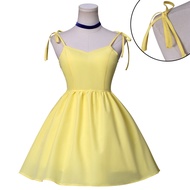 Asuka Little Yellow Skirt cos Clothing Eva Asuka Yellow Skirt Summer Little Skirt cosplay Anime Cost