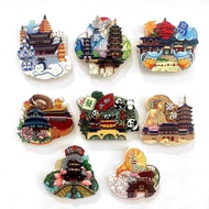 Refrigerator Magnet China City Refrigerator Magnet Beijing Hangzhou Dunhuang Suzhou Tianjin Luoyang 