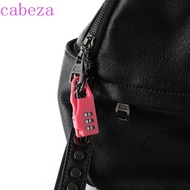 CABEZA Suitcase Combination Lock, Digit Anti-theft Mini Combination Padlock, Fashion Plastic 3 Dial Digit Password Lock Backpack Combination Lock Suitcase