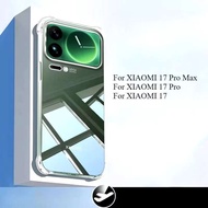 Xiaomi17 Shockproof Clear Tpu Case Camera Cover Xiaomi 17/Xiaomi 17 Pro/Xiaomi 17 Pro Max Model