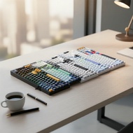 AULA F99Pro 8000mAh Battery Wireless Keyboard - Gasket Switch, Thai Layout  Papan Kekunci Tanpa Waya