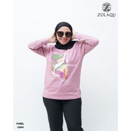 ATASAN WANITA KAOS ZOLAQU ORIGINAL PUREL