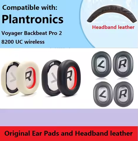 100% Original ear pads for Plantronics Voyager Backbeat Pro2 8200 UC headphones Replacement Earmuff 