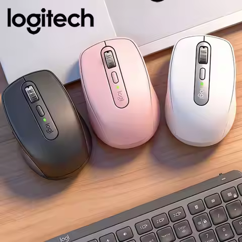 Logitech MX Anywhere 3S Vertical Mouse Ergonomic Silent Office and Home Use Suitable for All Hand Si