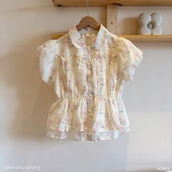 (HAVANA) Áo Babydoll AMARA Phối Chun Eo Dáng Xòe AO653