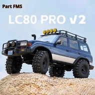 1/10 Fcx10 Fcx18 Lc80 Pro Land Cruiser Brushless Rc Crawler 4wd Brushless Lc80 Simulation Crossing C
