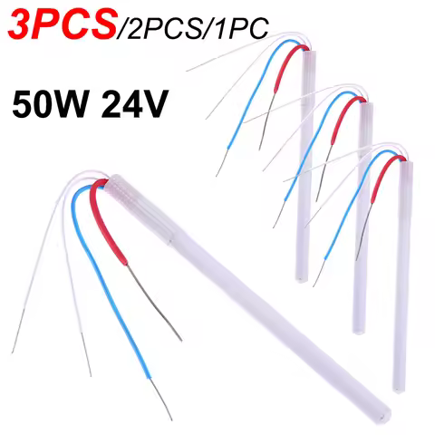 50W 24V Heating Element A1322 Soldering Iron Ceramic Heater Core 4 Wire Adapter for HAKKO FM-202 931