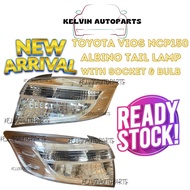 VIOS NCP150 2014 -2018 ALBINO TAIL LAMP WHITE CLEAR REAR LAMP [ NEW SOCKET & BULB ]
