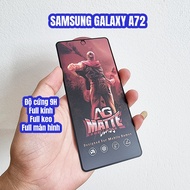 Samsung A72 gaming matte tempered glass