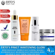 ERTOS 4-in-1 ORIGINAL BPOM PACKAGE (GG GLOWING, CC CREAM, GLOWING SERUM, DERMO NIGHT)