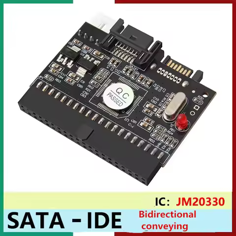 IDE to SATA Adapter Card SATA to IDE Converter Bidirectional Conversion 100/133 Hard Disk/CD/DVD Ada