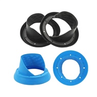 ☊2Pcs 6.5inch Silicone Car Speaker Baffle Waterproof and Dustproof Cover ☮❉