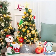 mr Pohon Natal 70cm Bahan PVC Lengkap Dengan Hiasan Aksesoris dan