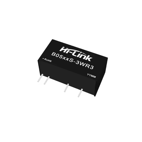 Hi-Link 5V to 3.3V 5V 12V 15V 24V 3W DC DC power module B0505S-3WR3 isolation short circuit protecti