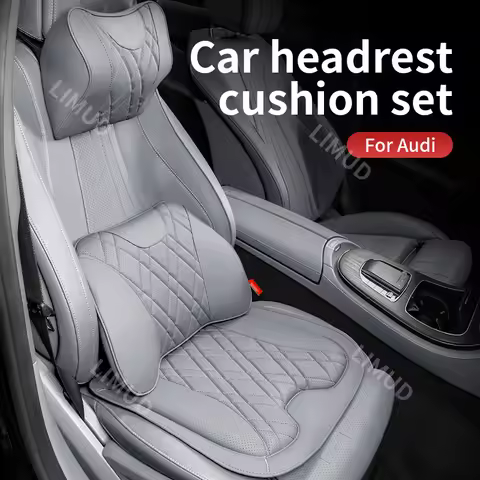Car Neck Cushion Pillow For AUDI Q2 Q3 Q4 Q5 8R Q6 E-TRIN Q7 4L 4M Q8 E-TRON S1 S2 S3 S4 S5 S6 S7 S8