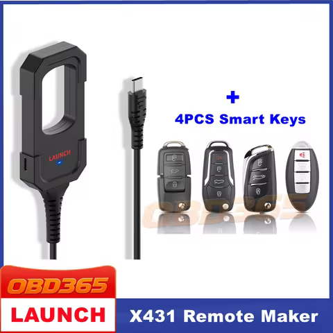 Launch X431 Key Programmer Remote Maker with Super Chip and 4PCS Smart Keys