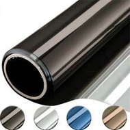 1Roll One Way Mirror Window Film Silver Reflective Self Adhesive Sun Block Sticker Anti UV Heat Cont