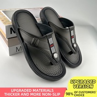 2024 flip flop slipper men Slippers for mens Flip-flops men's casual clip-on rubber wearable fashion