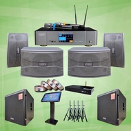 PAKET KARAOKE D2: MIXER + SPEAKER AUDERPRO 10 INCH + SUBWOOFER 15 INCH