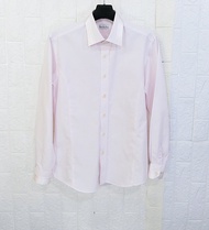 Valentino Rudy แท้ อก40 เสื้อเชิ๊ตแขนยาวสีชมพูอ่อนเรียบหรู