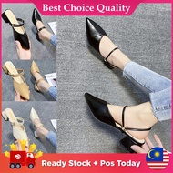 BCQ Mid Heels For Women Shoes Heels Kasut Tumit Tinggi Perempuan Heels Kasut Tinggi Wanita Kasut Hee
