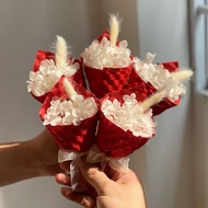 Mini bouquet of dried hydrangeas as a gift for valentine February 14, March 14, March 8, decor - MN4