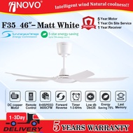 🔥2026 NEW🔥Wellspeed F35 DC Motor Silent Ceiling Fan quiet fan 46"/ 56" 5B-16S-9600CFM RF-Remote kipa