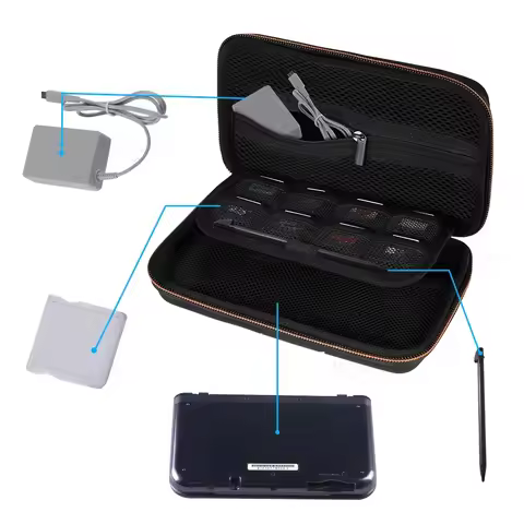 MEUYAG NEW Hard Protective Shell Carrying console storage bag Case for NEW 3DS XL, NEW 3DS LL, 3DS X