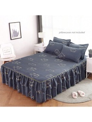1入組韓語風格床裙和床單和床罩(枕套不包含)